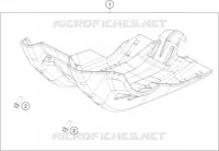 PROTECTION MOTEUR pour KTM 350 XCF-W de 2022