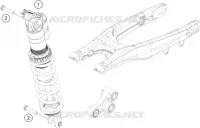 AMORTISSEUR pour KTM 300 XC de 2023