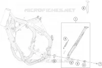 BEQUILLE LATERALE / CENTRALE pour KTM 300 XC de 2023