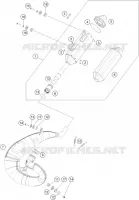 ECHAPPEMENT pour KTM 300 XC de 2023