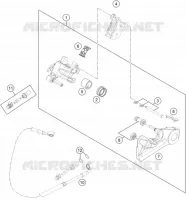 ETRIER DE FREIN AR pour KTM 300 XC de 2023