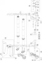FOURCHE / T DE FOURCHE pour KTM 300 XC de 2023
