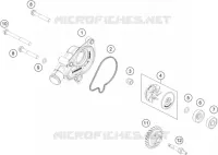 POMPE A EAU pour KTM 300 XC de 2023