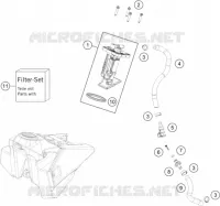 POMPE A ESSENCE pour KTM 300 XC de 2023