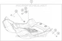 PROTECTION MOTEUR pour KTM 300 XC de 2023