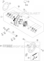 ROUE ARRIERE pour KTM 300 XC de 2023
