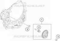ARBRE D'EQUILIBRAGE pour KTM 500 XCF-W de 2022