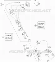 POMPE A ESSENCE pour KTM 500 XCF-W de 2022