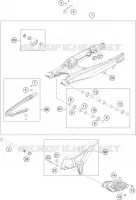 BRAS OSCILLANT  pour KTM 350 EXC-F SIX DAYS de 2022