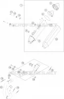 ECHAPPEMENT pour KTM 350 EXC-F SIX DAYS de 2022