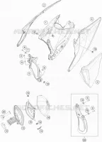 FILTRE A AIR pour KTM 350 EXC-F SIX DAYS de 2022