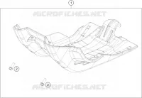 PROTECTION MOTEUR pour KTM 350 EXC-F SIX DAYS de 2022
