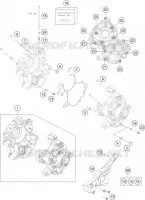 CARTER MOTEUR  65 ktm-moto 2022 SX 20