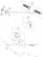 GUIDON / COMMANDES pour KTM SX-E 5 de 2023