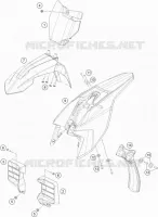 PLASTIQUES pour KTM SX-E 5 de 2023