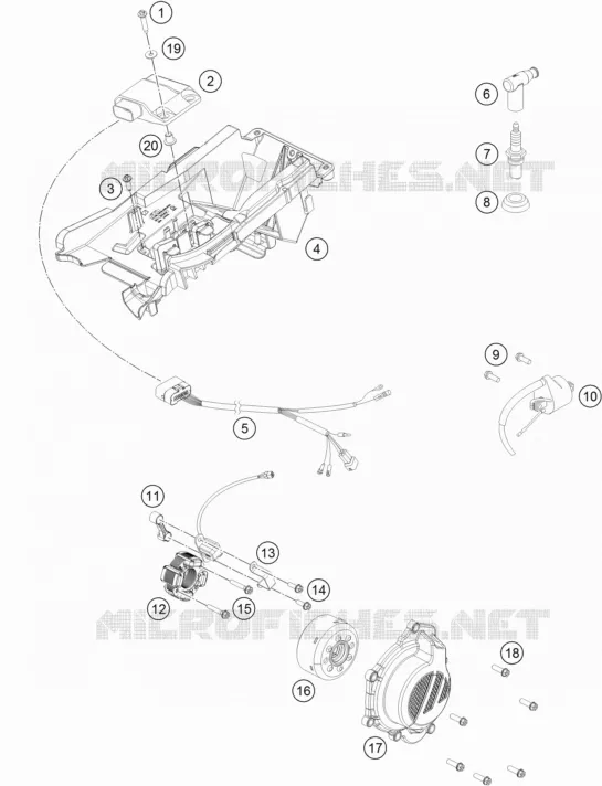 ALLUMAGE KTM MOTO 125 2022 SX  125 SX