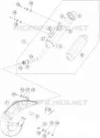 ECHAPPEMENT  125 ktm-moto 2023 SX 8
