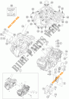 CARTER MOTEUR pour KTM 1290 SUPER DUKE R EVO black de 2022