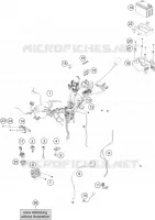 FAISCEAU ELECTRIQUE pour KTM RC 200 silver ABS de 2022