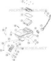 FILTRE A AIR pour KTM RC 200 silver ABS de 2022