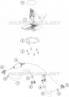 POMPE A ESSENCE pour KTM RC 200 silver ABS de 2022