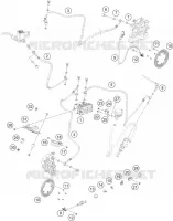 SYSTEME DE FREIN ABS pour KTM RC 200 silver ABS de 2022