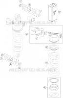 AMORTISSEUR (PIECES) pour KTM 890 ADVENTURE black de 2022