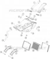 FILTRE A AIR pour KTM 890 ADVENTURE black de 2022