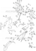 PLASTIQUES  890 ktm-moto 2022 ADVENTURE 13