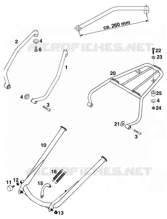 ACCESSOIRES KTM MOTO 640 1998 DUKE  640 DUKE-E