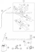 MAITRE CYLINDRE D'EMBRAYAGE  250 ktm-moto 2024 EXC-F 33