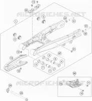 BRAS OSCILLANT  pour KTM SX-E 3 de 2024