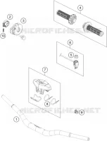 GUIDON / COMMANDES pour KTM SX-E 3 de 2024