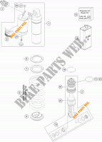 AMORTISSEUR (PIECES) pour KTM 690 DUKE R ABS de 2013