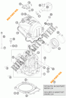 CULASSE pour KTM 690 DUKE R ABS de 2013
