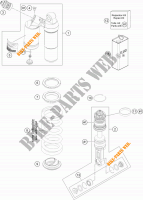 AMORTISSEUR (PIECES) pour KTM 690 DUKE R ABS de 2013