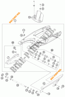 BRAS OSCILLANT  pour KTM 690 DUKE R ABS de 2013