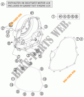 CARTER EMBRAYAGE pour KTM 690 DUKE R ABS de 2013