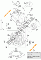 CULASSE pour KTM 690 DUKE R ABS de 2013