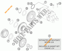 DEMARREUR ELECTRIQUE pour KTM 690 DUKE R ABS de 2013