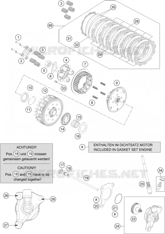 EMBRAYAGE KTM Moto 690 2023 SMC R  690 SMC R