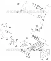 ECHAPPEMENT pour KTM 690 DUKE BLACK de 2012