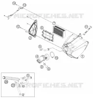 FILTRE A AIR pour KTM 690 DUKE BLACK de 2012
