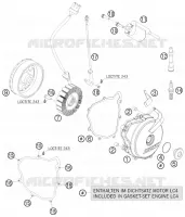 ALLUMAGE pour KTM 690 DUKE ORANGE de 2010