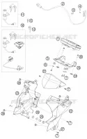 CONTACTEUR A CLE pour KTM 690 DUKE ORANGE de 2010