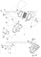 FILTRE A AIR pour KTM 690 DUKE ORANGE de 2010