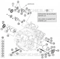 POMPE A HUILE pour KTM 690 DUKE ORANGE de 2010