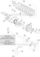 EMBRAYAGE pour KTM 690 DUKE WHITE de 2008