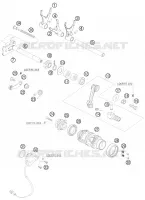 MECANISME DE SELECTION DE VITESSES pour KTM 690 DUKE WHITE de 2008