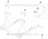 OUTILLAGE SPECIFIQUE pour KTM 690 DUKE WHITE de 2008